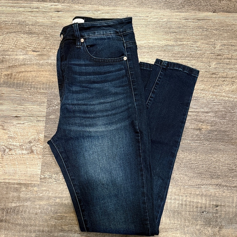 KanCan Women's Skinny Jeans - Dark Blue
